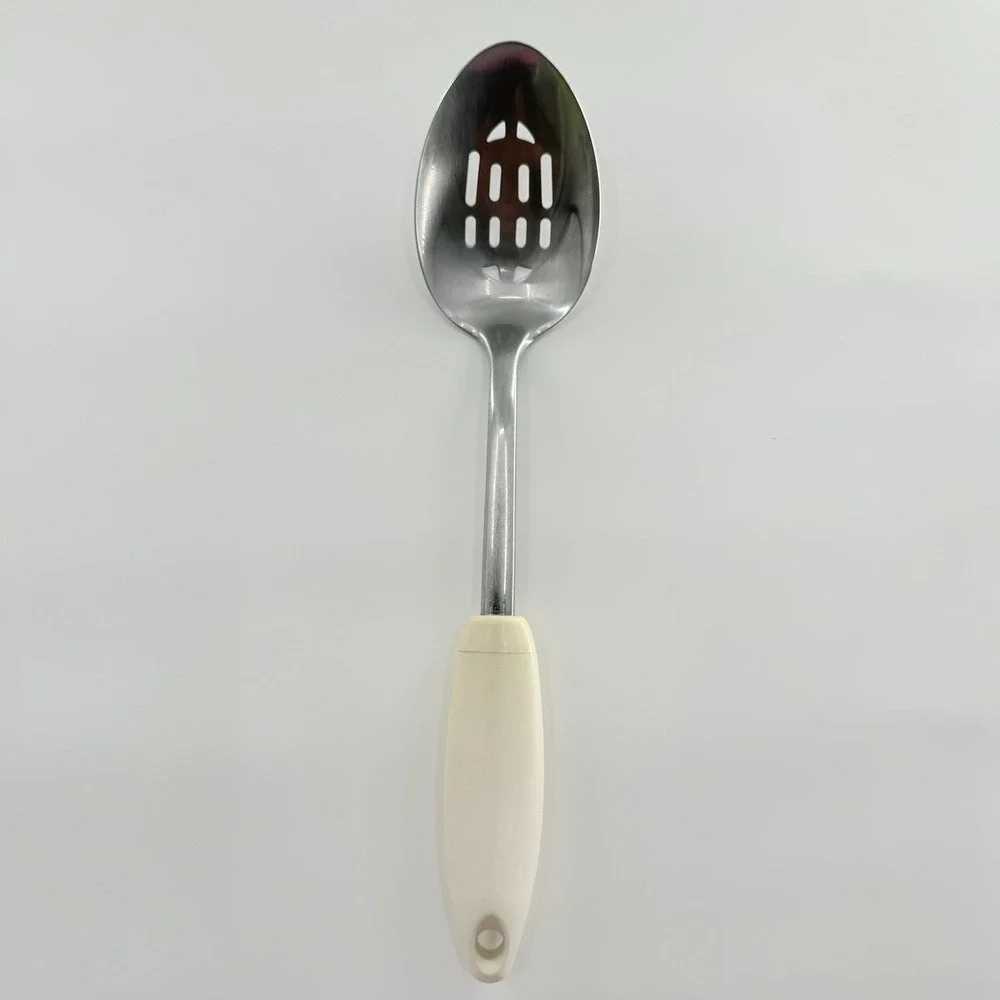 Vintage Pyrex Stainless Steel Slotted Spoon Handle 80s 90s Vtg Kitchen Tool